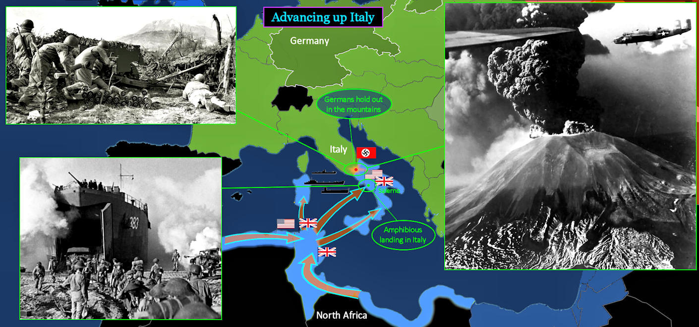 Italian Campaign, 1943 map